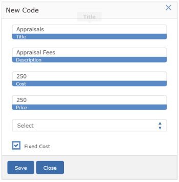 Cost Example