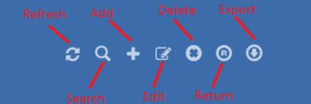 Transaction Grid Buttons